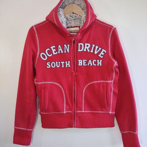South Beach Hoodie Sweatshirt Madipris Distressed Streetwear Grunge *Teen Large - Picture 5 of 12